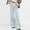 Sky Blue, variant on Women's Jeans High Rise Staright Leg Button Zipper Pockets Length Pants Jeans