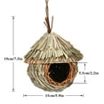 Layout Of Handmade Bird Feeder For Hanging Straw Nest In Creative Bird