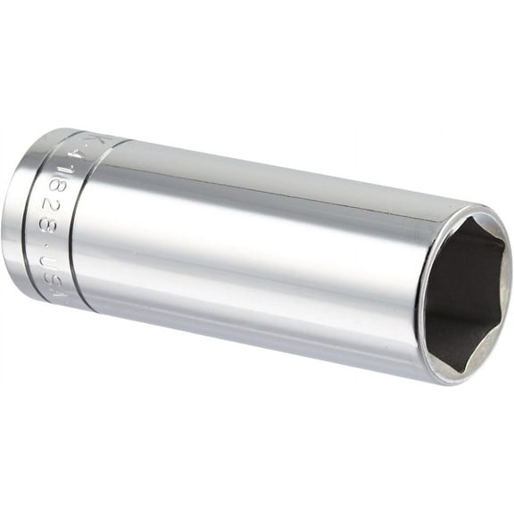 SK Tools USA 1/2" Drive, 7/8", 6 Point, Deep Chrome Socket | 41828