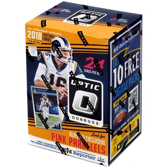 NFL 2018 Donruss Optic Trading Card BLASTER Box