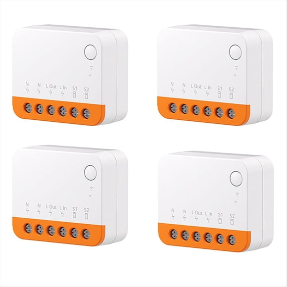 Miniinterruptores Wifi, Módulo de Casa Inteligente con Control Bidireccional y Control Remoto por Voz.