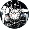 thumbnail image 1 of Anniversary Vinyl Record Wall Clock Retro style Wall clock Silent Home Decor Unique Art Special Home Accessories Creative Personality Gift, 1 of 5