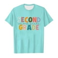 thumbnail image 4 of 100 Days of School Shirt for Kids Kids School Season Round Neck Short Sleeved T Shirt Toddler First Day of School Tee Boy Girl Summer Clothes 3T, 4 of 4