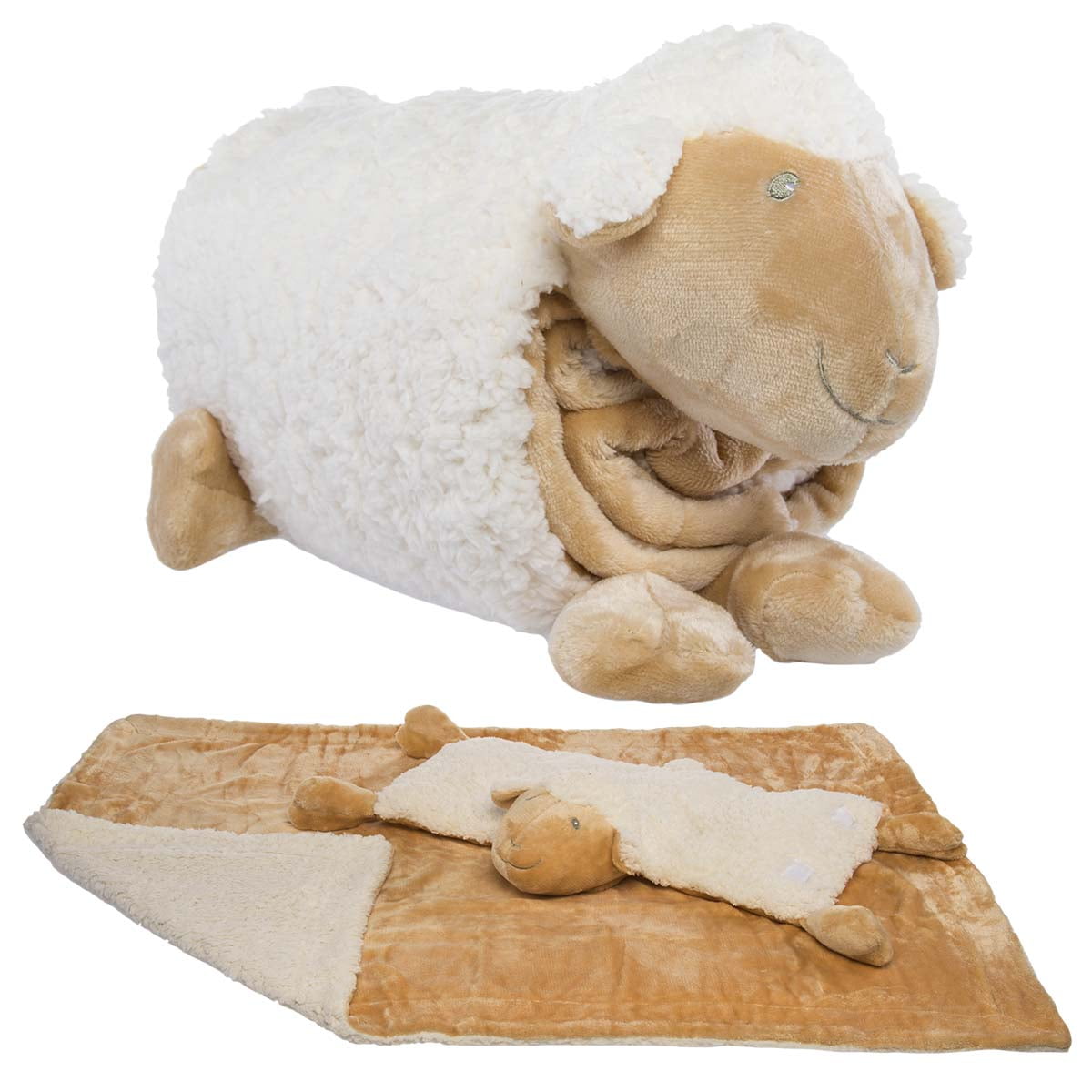 stuffed animals that turn into blankets
