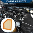thumbnail image 2 of Filtro de aire del motor de Unique Bargains No.165466LA0A para Nissan Sentra 2.0L 2020-2024 Elemento de filtro de larga duración 1 pieza, 2 of 7