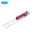 thumbnail image 3 of Unique Bargains Bank Fishing Rod Holders Fish Pole Ground Support Stand 360 Degree Adjustable Red 2 Pack, 3 of 6