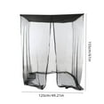 thumbnail image 3 of Outdoor Mosquito Net for Patio Chairs - 61" x 49" x 79" Polyester Mesh Screen with Zipper Opening, Waterproof Roof Tent, Double Chair Cover for Garden, Courtyard, BBQs, Easy Installation, 3 of 9
