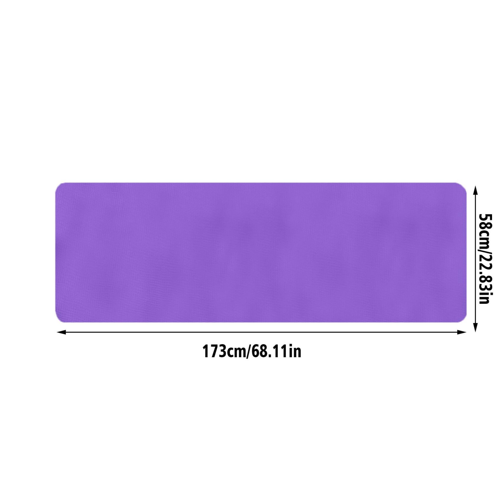 DGQPLPD Yoga Mat, 1/2-Inch Extra Thick High Density Exercise Mat, Anti-Tear Exercise Yoga Mat with Carrying Strap, Suitable for Various Yoga Exercises