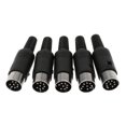thumbnail image 3 of Rushawy 2xDIN Mini Pin Male Plug Audio Jack Connector for Keyboard/Mouse DIY 8 Pin 2 Pcs, 3 of 9