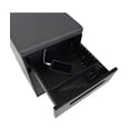 thumbnail image 3 of Stand Up Desk Store 2 Drawer Heavy Duty Mobile Rolling File Cabinet With In-Drawer Device Charging (Black Cabinet/No Cushion), 3 of 8