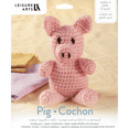 thumbnail image 4 of Leisure Arts Little Crochet Friend Animals Crochet Kit, Pig, 8", Complete Kit, Learn To Animal Starter Kit For All Ages, Includes Instructions, Diy Amigurumi Kits, 4 of 7