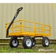 thumbnail image 7 of Gorilla Carts Heavy Duty, 1200 lb Garden Wheelbarrow for Outdoor Use, Yellow, 7 of 7