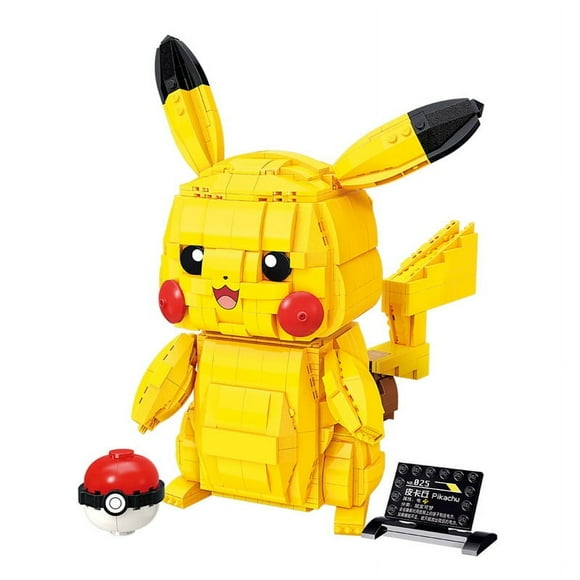 2021 NEW Classic Anime Pokemon Center House Pikachu Mewtwo Charizard Venusaur Building Blocks Bricks Sets Model DIY Toy For Gift