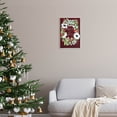 thumbnail image 2 of Merry & Jolly Seasonal Mushroom Wreath Holiday Graphic Art Unframed Art Print Wall Art, 2 of 6