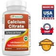 thumbnail image 4 of 2 Pack Best Naturals Calcium Citrate with Vitamin D-3 240 Tablets, 4 of 7