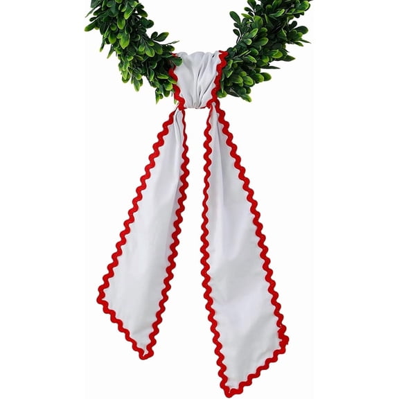 NWOKYZGH Festive Garland Decorative Streamer Multi-Color Ribbon Bow for Christmas Easter and Party Backdrops