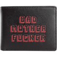 thumbnail image 2 of Officially Licensed Black/Red Embroidered Bad Mother Leather Wallet, 2 of 4