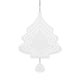 thumbnail image 2 of Campanas de viento de sublimación, ornamento giratorio de aluminio en blanco, decoración colgante de jardín en forma de árbol de Navidad para el hogar de Navidad, 2 of 10