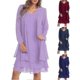 thumbnail image 2 of Chiffon Dress Coat for Party - Plus Size Relaxed Fit Outfit Set, 2 of 5