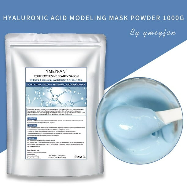 Mascarilla facial de colágeno orgánico para SPA, máscara hidratante, reafirmante, antienvejecimiento, 1000g, venta al por mayorCHINA Gao Jinjia LED