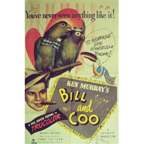 Posterazzi MOV251348 Bill & Coo Movie Poster - 11 x 17 in.