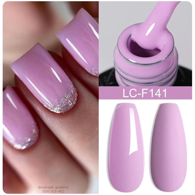 LILYCUTE vernis à ongles Gel scintillant couleur chair paillettes printemps longue durée pour manucure tremper la couche de finition de Base des ongles vernis Gel