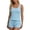 Blue, variant on SuDongPo Women's Tank Top Pajama Set Sleeveless Comfy Sleepwear Racerback Cami and Shorts Pjs 2 Piece Summer Loungewear Sets