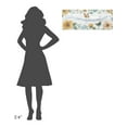 thumbnail image 4 of Global Gallery Daphne Brissonnet 'Butterfly Bloom IV on Wood Gray' Canvas Wall Art, 4 of 4
