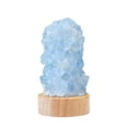 thumbnail image 6 of Natural Stone Salt Lamp with USB Charging and Wooden Base for Bedroom and Meditation, 6 of 10