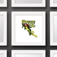 thumbnail image 5 of Gallery Pops Marvel X-Men '97 - Rogue Badge Wall Art, White Framed Version, 12" x 12", 5 of 5