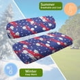 thumbnail image 6 of Aplkyhs Golf Print Golf Cart Seat Covers Club Car 2-Person Seats Golf Cart Seat Towel Suitable for All Seasons Club Car Seat Covers Stylish Golf Cart Accessories with Elastic Band Blue, 6 of 7