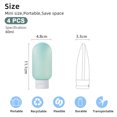 thumbnail image 2 of Travel Bottles for Toiletries，Leakproof Refillable Traveling Liquid Containers for Shampoo, 2 of 5