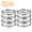 8cm*6pcs, variant on Travelwant 4/6Pcs 8cm Stainless Steel English Muffin Ring Double Rolled Tart Rings Stainless Steel Round Muffin Rings Metal Crumpet Rings Molds for Making Crumpet, Tart, Muffin