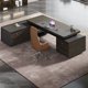thumbnail image 5 of Makeup Beauty Office Desk Adult Corner Conference Executive Office Desk Secretary Free Shipping Mesas Para Ordenador Furniture My Lux Decor Round, 5 of 20