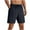 Dark Blue, variant on ITSAME Men's Athletic Shorts, Drawstring Elastic Waist Loose Fit Gym Activewear Summer Beach Shorts With Pockets Navy 3XL