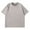 Gray, variant on WREESH Men's Solid Color Round Neck T-Shirt Casual Pullover with Short Sleeves, Solid Fashion Top Gray