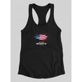 thumbnail image 3 of 4Th Of July  Day Racerback Tank Women -Image by Shutterstock, Female x-Large, 3 of 4