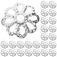 thumbnail image 1 of WASHWEPE 1200Pcs Flower Bead Caps Silver for Jewelry Making and Creative DIY Projects, 1 of 8
