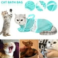 thumbnail image 1 of Cat Bathing Bag  Cat Shower Net Bag Adjustable Anti Scratch Bite Nails Cutting Shower Net Breathable Grooming Restraint Bag Suitable for Bathing  Nail Trimming  Pet Examination  Ears Clea, 1 of 8
