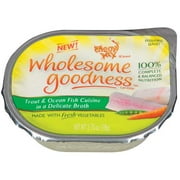 Meow Mix: Trout & Ocean Fish Cuisine In A Delicate Broth Wholesome Goodness Cat Food, 2.75 oz