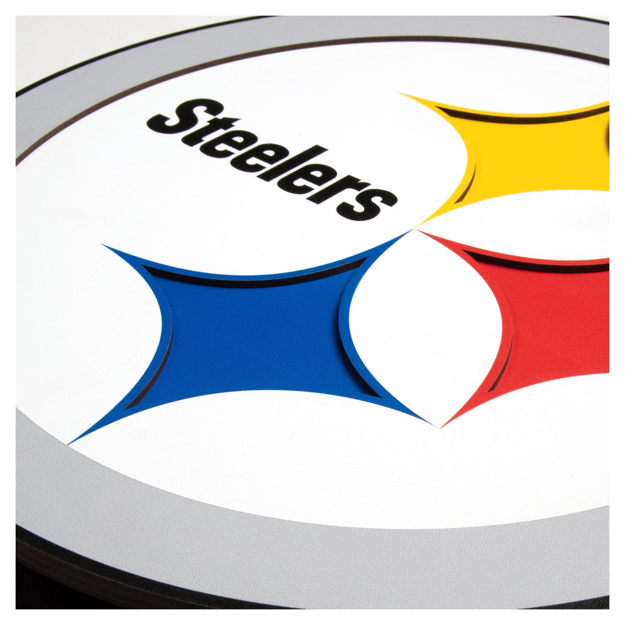 IDNA Pittsburgh Steelers 14" 3DX Logo Die Cut Wall Art