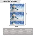 thumbnail image 3 of Easygdp Christmas Snowman In The Snow Garden Flag Yard Flag Welcome Flag, Double-Sided, Weather Resistant for Outdoor Decor - 12.5"x18", 3 of 9
