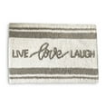 thumbnail image 2 of Live Love Laugh Word Novelty Cute Bath Rug, 2 of 3
