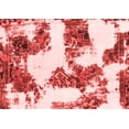 thumbnail image 1 of Ahgly Company Machine Washable Indoor Rectangle Abstract Red Modern Area Rugs, 7' x 10', 1 of 4