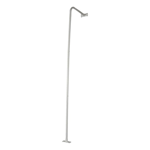 Cortinero Escuadra Oxal Aluminio Blanco