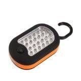 - 27 LED Super Bright Compact Waterproof Home Work Light Worklight Bivouac Fishing Camping Hiking Tent Lamp Lantern Flashlight w/ Hanging Hook Orange