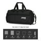thumbnail image 3 of Bolsa De Ejercicios Bolsa de deporte Bolsa de entrenamiento de fitness portátil impermeable para hombres y mujeres (negro) Tmvgtek Para Estrenar, 3 of 9