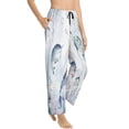thumbnail image 3 of Kdxio Women's Comfy Stretch Sea AnimalsPrint Drawstring Pajama Pants-Small, 3 of 9
