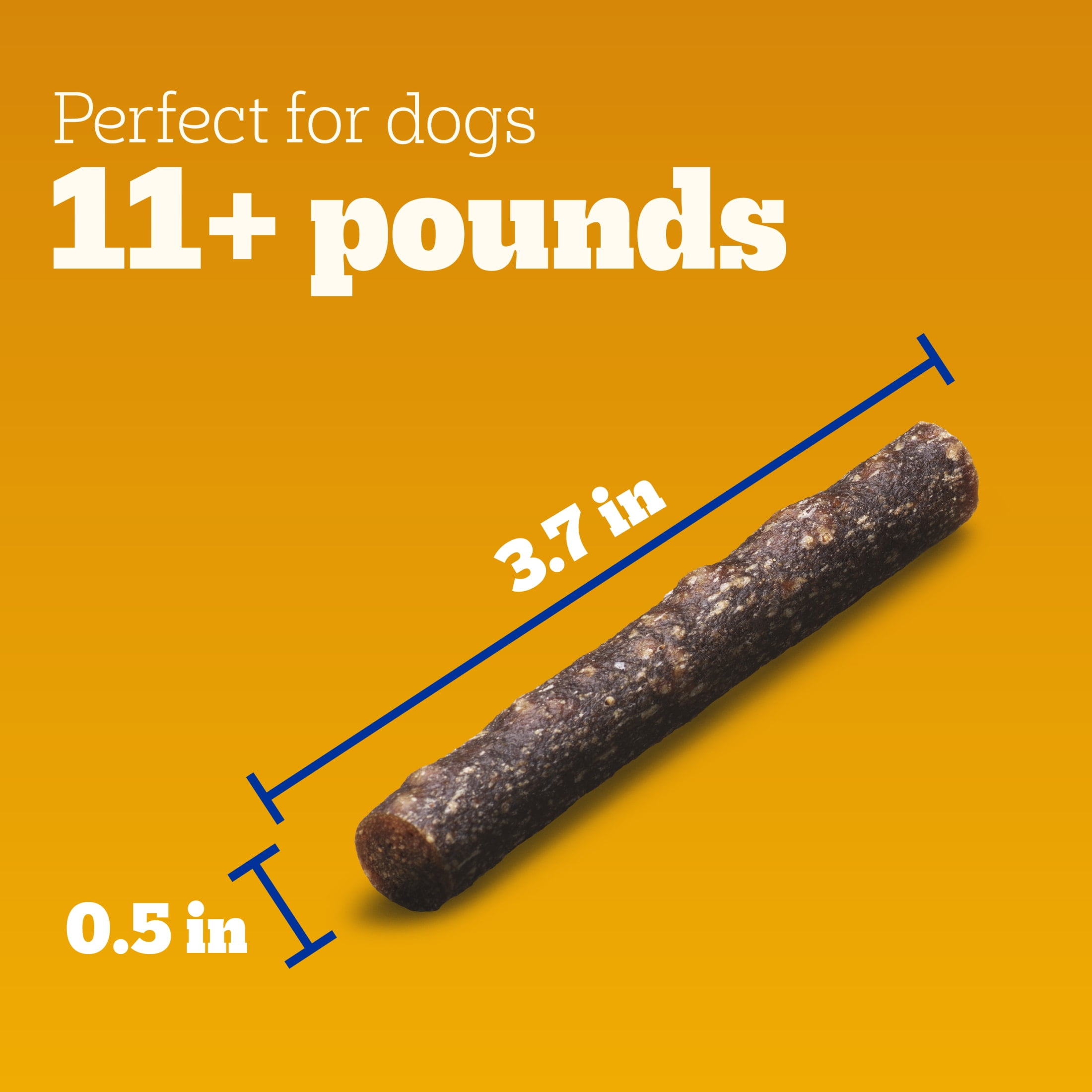 Pedigree Canine Cookout Soft Dog Treats, Beef Flavored Meaty Sticks, 5.36 Oz Bag