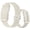 Beige, variant on Smart Bracelet Health Wristband Fitness Tracker Heart Rate Monitor Sleep Tracker Step Counter Pedometer Multi Sport Modes Waterproof Wearable Activity Tracker, Free App, Silicone & Nylon Strap